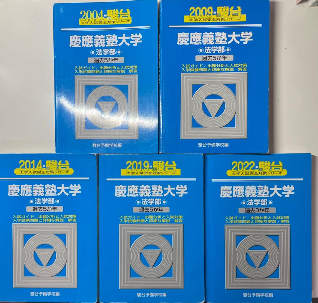 1999-2021 慶應　慶應義塾大学 法学部 青本　赤本　過去問
